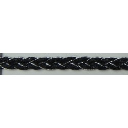 B1057 (Silver&Black)  Metallic Braid Trims